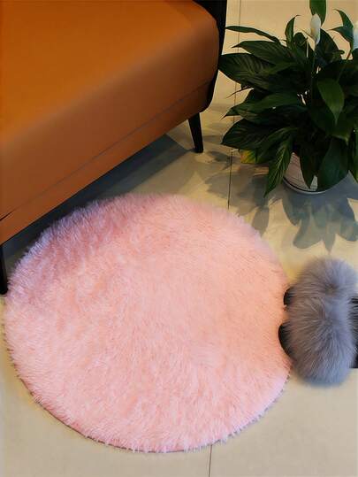 1pc Of Ultra Zachte Thick Fluffy Living Room Mat,Circular ative Tapijt Mat, Soft, Com table, able, High End, Available In Various Sizes The Mat Can Be Bedroom, Dining Room, Office ation, Home ation view 11