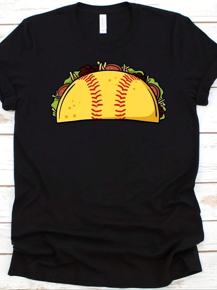 Baseball Taco Shirt, Cinco De Mayo Gift, Mexican Day, Battle Of Puebla, Mexican- An Culture, Baseball Design, Baseball Player - 款式3 - 查看 1
