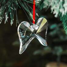 H&D HYALINE & DORA 3 Inch Christmas Crystal Angel Wing Ornaments For Christmas Tree Unique Angel Wing Hanging Ornament For Holiday Decorations{Inchcolor_nameinch:Inch\Inch2025\Inchinch} - 英吋2025英寸 - 查看 8