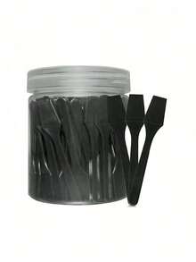 100 pezzi/10 pezzi Set di spatole per trucco, raschietto in plastica piccolo, cucchiaio dosatore, piccola pala - adatto per cosmetici, creme, artigianato - spatola per trucco - mini applicatore multifunzione per mescolare creme, cura della pelle o raschiare prodotti in bottiglia - Multicolore - Visualizzare 8