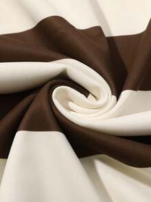 Men's Autumn Clothing: Men's Striped Polo Shirt With Collar, Striped Long Sleeve Shirt, Retro Style Men's Shirt, Men's Versatile Loose T-Shirt, Knit Polo Shirt, Shirt - Brown - View 6