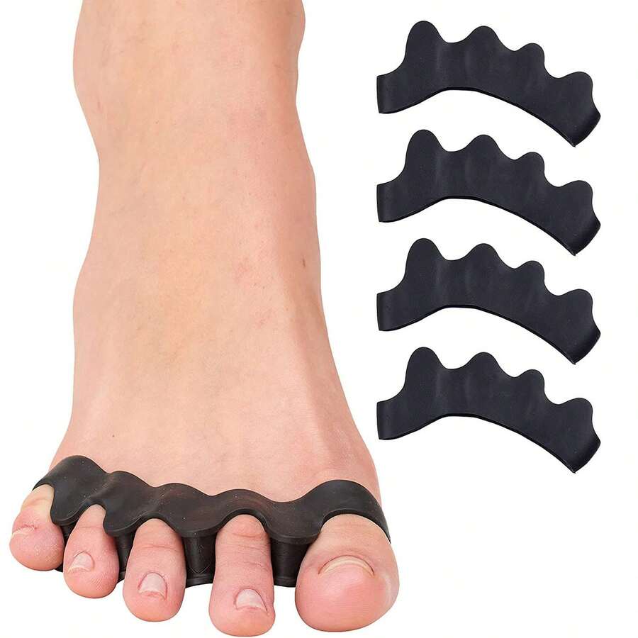 1 Pair Toe Separator Cushions, Suitable For Sports, Fitness, Yoga, Pilates, And Casual Daily Wear - Same Style In Multiple Colors - View 1