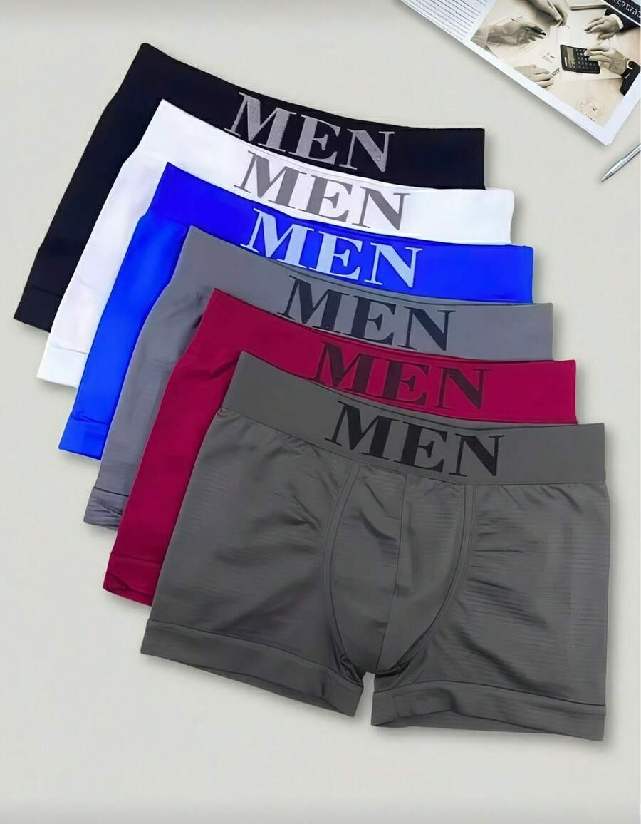 Men's Seamless Microfiber Boxer Briefs Set - Soft, Comfortable, And Durable - Assorted Colors - Multicolor - View 1