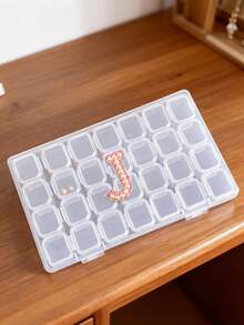 56个/28套迷你塑料收纳盒，带盖，透明盒，可用于整理珠子、耳环、戒指、美甲配件、手工用品、珠宝首饰，是母亲节/生日的绝佳礼物。 - 彩色 - 查看 19