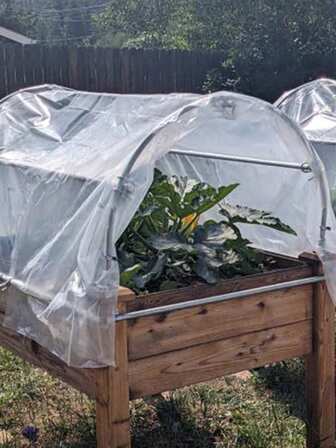 1pc Heavy-Duty PE Greenhouse Film - UV, Wind & Frost Resistant Plastic Sheeting For Gardens And Farms