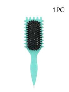 Adult Air Cushion Detangling Brush + Air Cushion Brush Cleaner - Multi-Color Options, Suitable For Wet/Curly/Thick Hair, Gently Removes Tangles, Massages Scalp, Easily Cleans Embedded Hair, For Styling And Grooming Curly Hair For Men And Women, Reduces Pulling, Ideal For Travelers, Extends Brush Lifespan, Multiple Colors Available - Multicolor - View 16