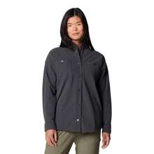 Columbia Blue Point Creek Corduroy Shirt Jacket - Women's |  | Women Sports Bras - 鯊魚 - 查看 1