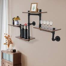 Scaffale portaoggetti - Nero e marrone - Visualizzare 5