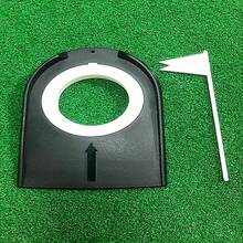 两套高尔夫球洞杯，室内/室外高尔夫推杆训练器，果岭练习工具，可拆卸内环，灵活模式，绿色和黑色可选，高尔夫练习配件，提升高尔夫球技的绝佳选择！男女高尔夫球手的理想配件