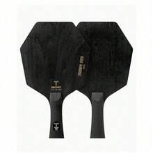 5层纯木六角乒乓球底板 - 黑色，加厚核心，增强弹性，适合快速有力的击球，乒乓球装备|弹性增强底板|木制结构，乒乓球桌 - 黑色 - 查看 6