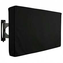 Outdoor Courtyard Encrypted Oxford Cloth Waterproof Dustproof Sunproof Outdoor TV Cover - Black - View 10