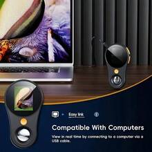 500X Magnification Portable Handheld Digital Microscope Super Macro Lens For Maintenance/Welding/Scientific Research/Testing