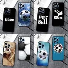 Custodia per telefono a forma di pallone da calcio, compatibile con 16, 15, 14, 13, 11, 12 Pro Max, 13, 12 Mini, XR, 15, 16 Plus, 16e, cover e custodia compatibile con 17 Pro, 17 Pro Max, 17 - DFH218 - Visualizzare 2