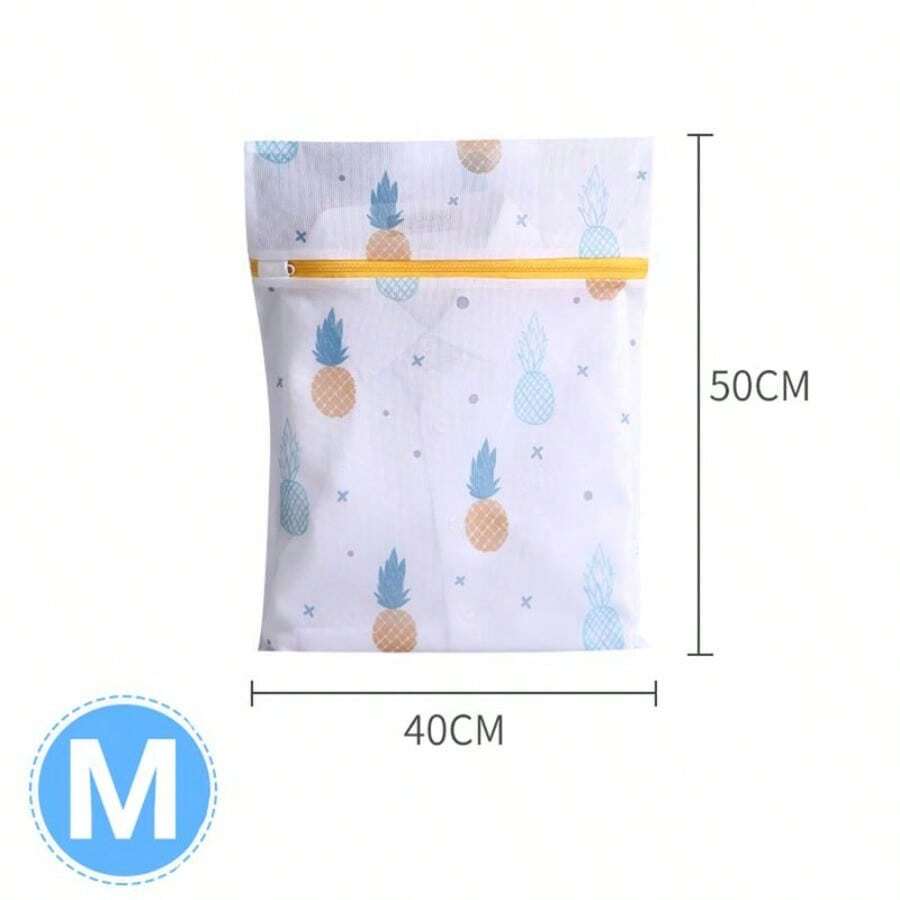 Cute Delicates Wash Bag Laundry Lingerie Bra Washing Pack Set Clothes Case UK - Yellow M 2pcs - View 1