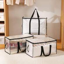 全透明收纳袋，大容量防水防潮被，衣物搬家袋 - 彩色 - 查看 1