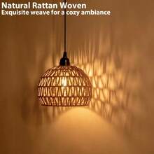 Battery Operated Hanging Outdoor Chandelier, Battery Power Pendant Light, Gazebo Lights Outdoor Waterproof, For Gazebo, Pergola, Porch, Patio, Indoor Outdoor Decor Lighting - Brown - View 3