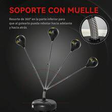 HOMCOM Speed Ball & Accessories - màu đen - Xem 4