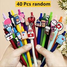 1 Pc/5/10/20/40 Pcs Creative Nurse Doctor Writing Pens Medical Ballpoint Pen Black Ink Nurse's Day Gift Pen Style Random Fun Office Stationery Gift - Multicolor - View 17