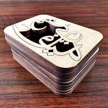 5 szt. Dekoracje na znaki, karty miejsc na festiwal, dekoracje, wycinane laserowo nakrycie stołu