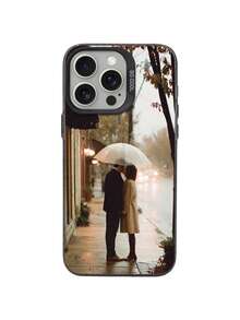 1 pieza Funda de teléfono negra personalizada con foto compatible con iPhone 15 Pro Max, 17 Pro Max, 17 Air, S24 Ultra y otros modelos - Negro - Ver 9