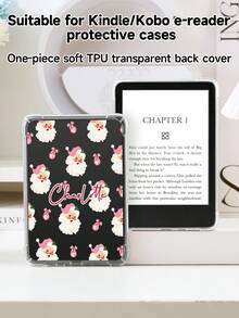 Ayotu 透明保護殼，相容 Clara 6 吋與 Kindle 第 11 代（2024/2022 年上市），時尚薑餅人聖誕樹設計電子書保護殼，亦適用於 Libra Color 與 Kindle Paperwhite 第 12 代（2024 年上市），適合送給家人、朋友與書迷的聖誕或新年禮物 - 彩色 - 查看 34