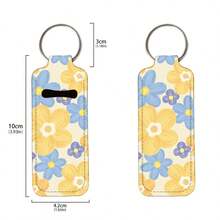 Chapsticks Holder Keychain For Lipstick, Multifunctional Lipstick Cover Keychains Clip-On Lip Balm Holder For Women Bag Accessories Useful Gifts,Leopard Lip Balm Holder Keychain Clip On Lipstick Sleeve & Lipstick Sleeve Holder For Tight-Knit Elastic Lipstick Holder Keychain