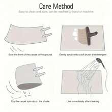 Modern Bright Kitchen Decor Set - White Cabinetry With Gold Handles, Light Wooden Floor, Gold Marble-Like Kitchen Mat, Stainless Steel Pots & Faucet, Cutting Board & Jars, Greenery Outdoor Pat - 彩色 - 查看 7