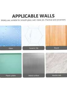 Cute Bear Plastic Wall Mounted Toothbrush Holder, Strong Load-Bearing Adhesive Hook, Creative Cartoon Self-Adhesive Hook For Clothes, Keys, Cables, Bathroom, Kitchen, Home Decor - Multicolor - View 6