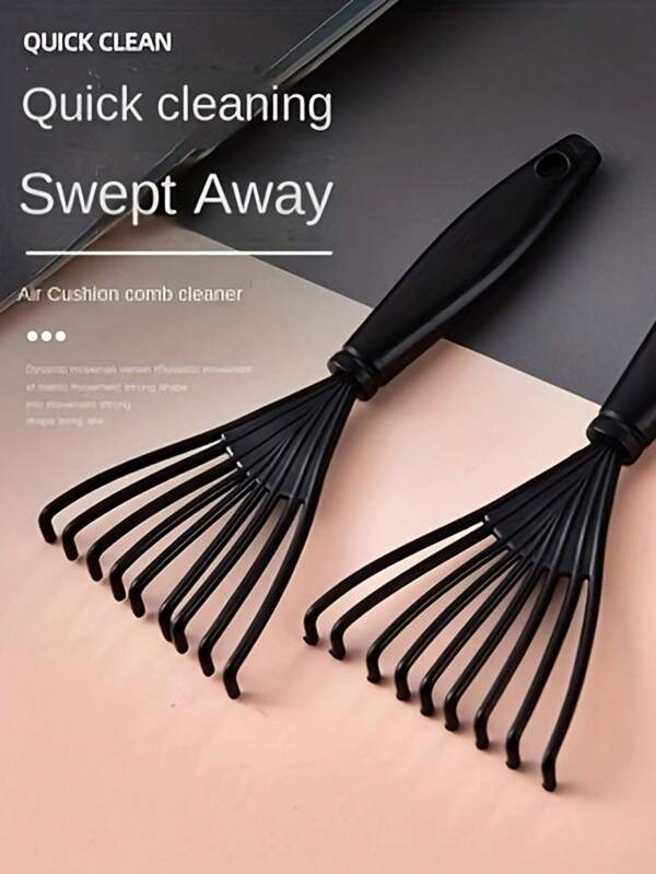 2pcs Hair Care & Curling Hair Cleaning Claws | Hair Tool Comb | Hair Removal Air Cushion Cleaner | Cleaning Supplies