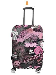 三丽鸥行李箱防尘罩保护套，全尺寸行李箱保护套，派对小礼物，适用于各种拉杆箱和弹性行李箱，防暴雨、防风雪等恶劣天气，保护行李箱免受刮擦和损坏，可空运托运以避免损坏！