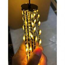 Prelit - Bolas de Navidad para exteriores, 16 pulgadas, 2/4 bolas de Prelit, bolas de Navidad preiluminadas aire última intervensión, bolas de Navidad Prelit, luz de árbol colgante impermeable,(2 luces cálidas 40.6 cm) - Tipo 2 - Ver 6