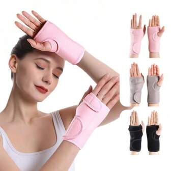 1pc Neoprene Sports Wrist & Palm Support, Adjustable Compression Breathable Sports Wrist Guard