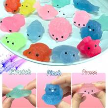 动物造型麻糬捏捏乐，闪光麻糬捏捏乐套装（2/6/10/15/20/25/30/40个装），可爱迷你捏捏乐，儿童玩具，圣诞节礼物，课堂奖励，圣诞节和生日礼物，万圣节填充物，迷你减压玩具，玩具，缓解焦虑和放松，派对小礼物，圣诞节礼物，礼品袋填充物，生日，节日 - 彩色 - 查看 8
