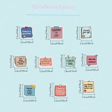 500张自我肯定励志贴纸，适用于生日派对、学校奖励、赠品和礼物装饰，也可用于日记本、行李箱、滑板、趣味经典装饰、返校季小尺寸贴纸 - 彩色 - 查看 2