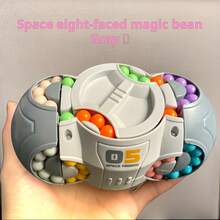 Tecforood 这款极具挑战性的3D圆柱形魔方益智玩具，配有色彩鲜艳的旋转珠子，是一款寓教于乐的脑筋急转弯和滑块游戏，适合儿童、青少年和成人，有助于提高注意力、逻辑思维和手眼协调能力。 - 彩色 - 查看 21