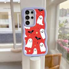 Halloween Ghost Pattern Shockproof Lightweight Phone Case Compatible with iPhone 17 Pro Max 17 Pro 17 Air 16 Pro Max 16e 15 Plus 14 13 12 11 XS Max XR X Non-Yellowing Durable Protective Cover