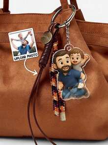 Customized 2D Character Art, Render 2D Figures Based On Uploaded Photos, Personalized Keychain Gift For Family And Friends - As Shown - View 14