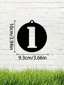 1 Stück Digitale 0-9 Metall Hausnummer - frei kombinierbar, robuste Gusseisen Hausnummernplatte, wandmontierte Briefkastennummer, geeignet für Heim-Dekoration, Garten-Dekoration, Haustür, Garagentor, Geschäft, Studio, Eingangsbereich Wanddekoration, ideal für Heimdekoration und Weihnachtsgeschenke