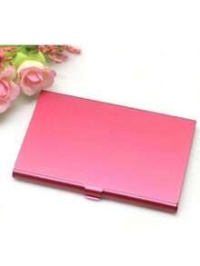 Portable Colorful Metal Aluminum Alloy Business Card Holder