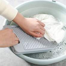 1pc Washboard - PP Material, Thickened Household Scrub Board, Clothing Washing Tool, Scrub Plate, Sock Washing Tool, Clothing Scrub Board - Multicolor - View 4