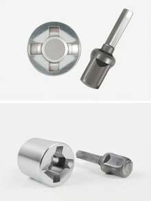 1/2pcs Scissor Jack Wrench, Household Car Repair Tool, Scissor Jack Tire Replacement Wrench, Men's Tool, Christmas Gift - Multicolor - View 9