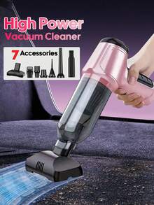 Portable Wireless Vacuum Cleaner, High-Power Mini Vacuum, Compressor Air Blower And Pump Handheld Vacuum With Brushless Motor Suitable For Car, Home, Office, Camping, Computer Keyboard Laptop Dust Cleaning Tool, 2400mAh - Multicolor - View 1