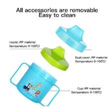 1pc Hard-Billed Duckbill Cup, 1.96 Oz (Approx. 55.8 G) Easy To Hold, Spill-Proof Toddler Cup, 1 Pack, Multi-Color Optional - Uniform Color - View 6
