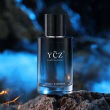 YCZ Men's Pheromone Perfume | 1.7oz | Fresh Scent + Lavender Scent | Warm Woody End Rhyme | Essential Fragrance For Dating Confessions, Fragrance Of Love, Confession Fragrance, Attractive Aroma, Lasting Aroma, Men's Beauty, Fashion Men - 藍色 - 查看 4