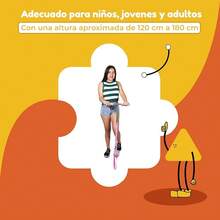 DEPORTES GUEVARA Kinene |   Scooter Patin del Diablo para Jovenes y Adultos, Patín del Diablo con Manubrio Ajustable, 2 Ruedas - Rosa - Ver 10