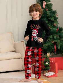 Pijama Navideña Familiar Dama Caballero Niño Y Niña - Hombres - Ver 9