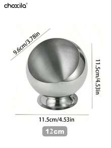 choxila 1个不锈钢甜点碗、酱汁碗、小型半球形食材碗、沙拉碗，底部防滑，多用途，适用于家庭/厨房/餐厅/商店，斋月和宰牲节期间使用 - 碗 - 查看 11