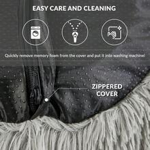 Serena Donut Memory Foam Orthopedic Dog Bed Soft Faux Fur Oval Cat Couch For Indoor Pet Fluffy Calming Plush Shag Round Raised Bolster Cushion Machine Washable Cuddler Grey Ideal For Indoor Pets Seeking Comfort And Support Features PressureRelieving Memory Foam Soft Faux Fur Surface Elevated Round Edge For Enhanced Neck And Joint Support Perfect For Relaxation And Rest Easy To Clean With Machine Washable Design Suitable For Dogs And Cats Of All Sizes - 記憶海綿甜甜圈 - 查看 6