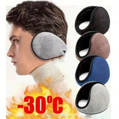 1 Stück Herren und Damen Winter Warm Plüsch Ohrenschützer für Outdoor Radfahren Skifahren, Warme Ohrenschützer, Geeignet für Herren und Damen, ideale Wahl als Geschenk