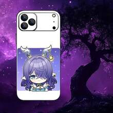 G-Genshin I-Impact L-Lauma Phone Case Compatible With IPhone 17,16,15,14,13,12,Pro,Max,Plus,E,SE4,Air,Mini Black Soft Case, Compatible With - Z5 - Xem 6